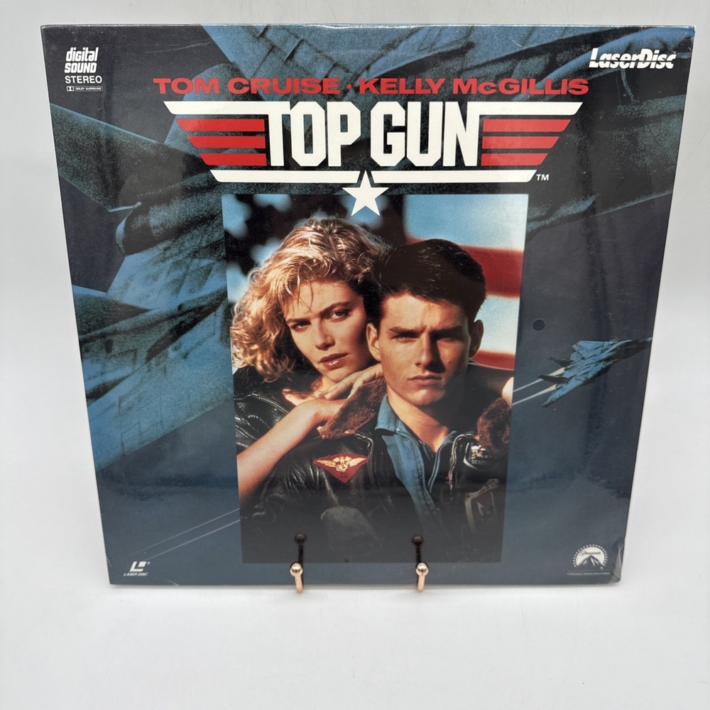 Top Gun (Laserdisc LD, 1990) Tom Cruise, Kelly McGillis, Val Kilmer -- NEW